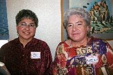 Nancy Ulibarri and Geneva Benevidez